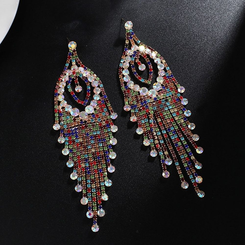 Europese Strass Bruiloft Mode Dames Oorbellen