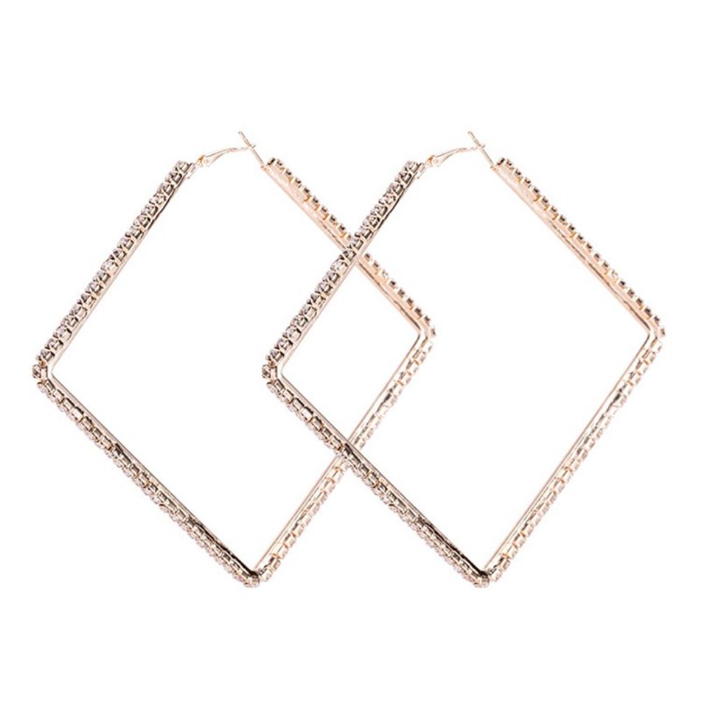Legering Diamante Cadeau-Oorbellen Dames