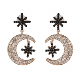 Legering Romantische Diamante Vakantie Dames Charm Oorbellen