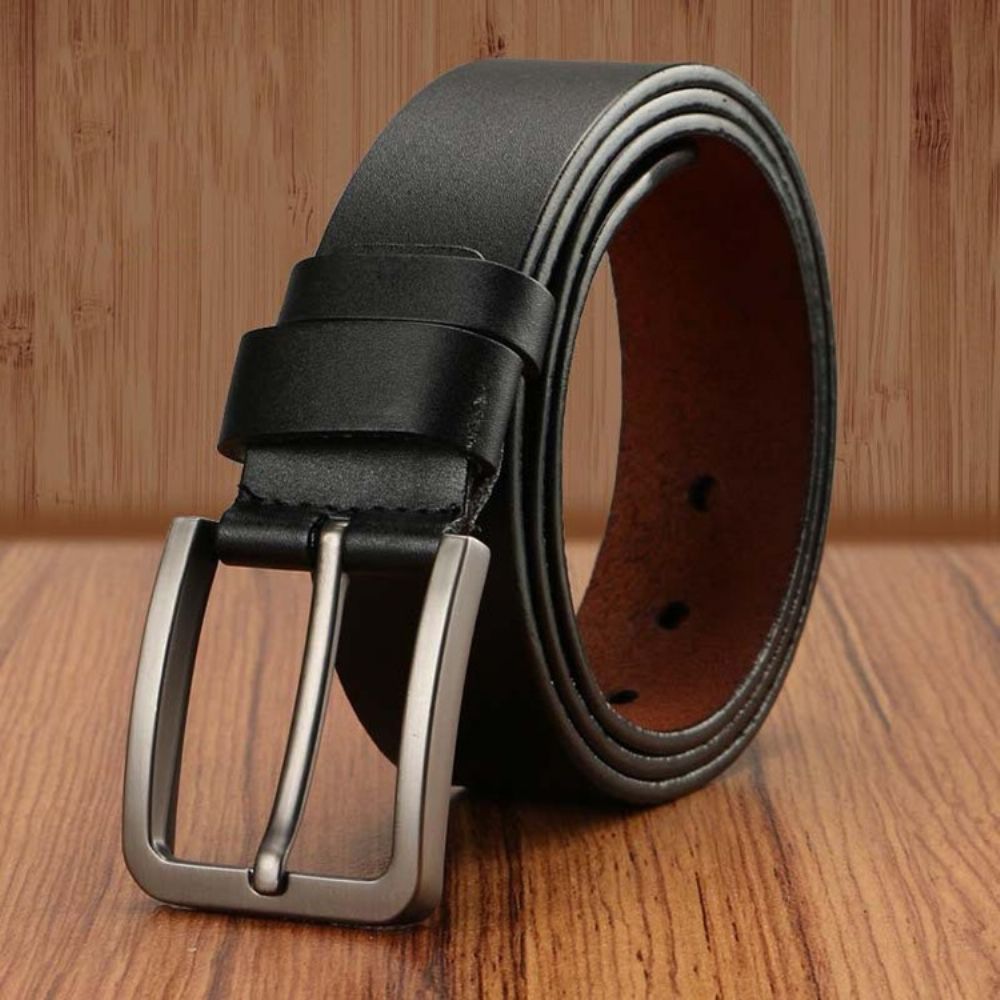 Leren Riem In Dubbele Kleur