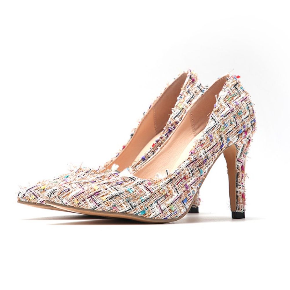 Naaldhak Instappers Puntschoen Hoge Hak (5-8 Cm) Dunne Schoenen
