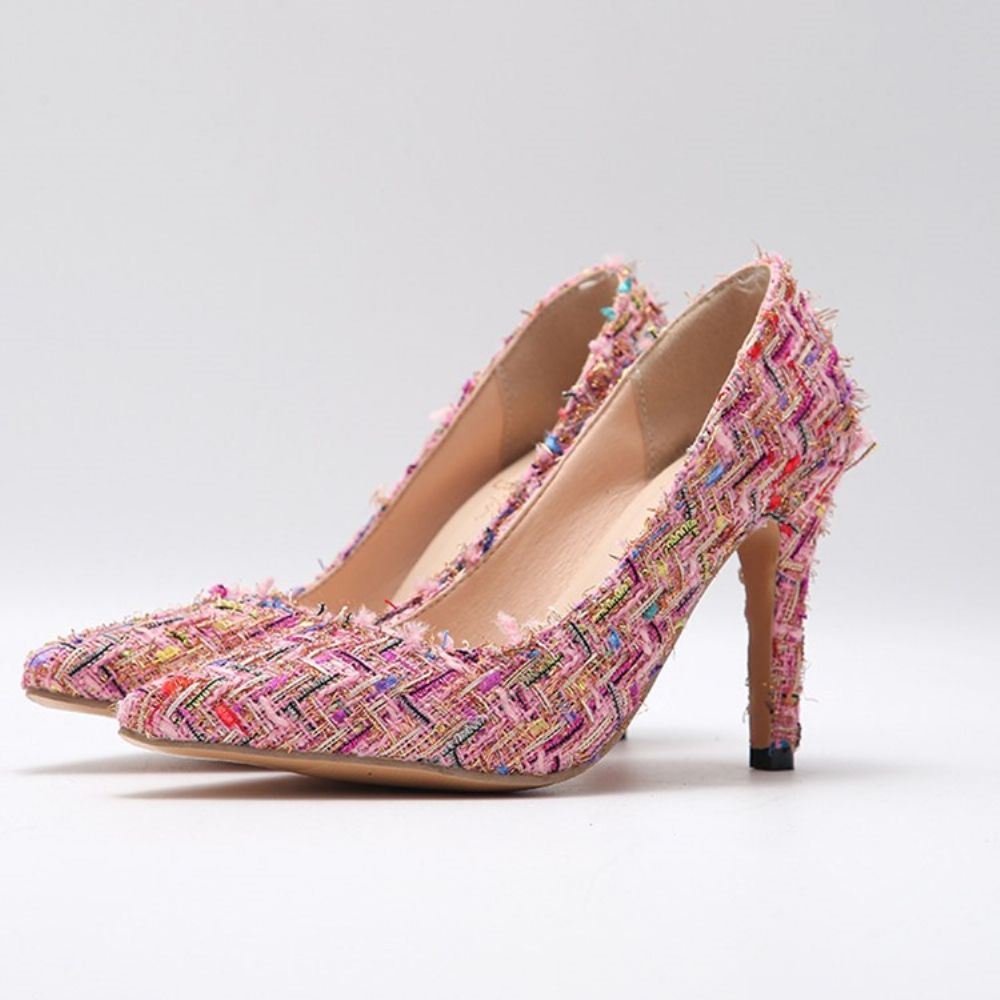 Naaldhak Instappers Puntschoen Hoge Hak (5-8 Cm) Dunne Schoenen