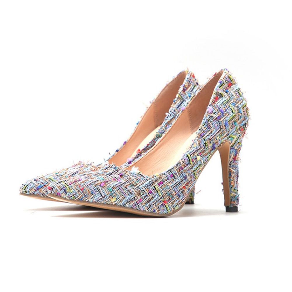 Naaldhak Instappers Puntschoen Hoge Hak (5-8 Cm) Dunne Schoenen