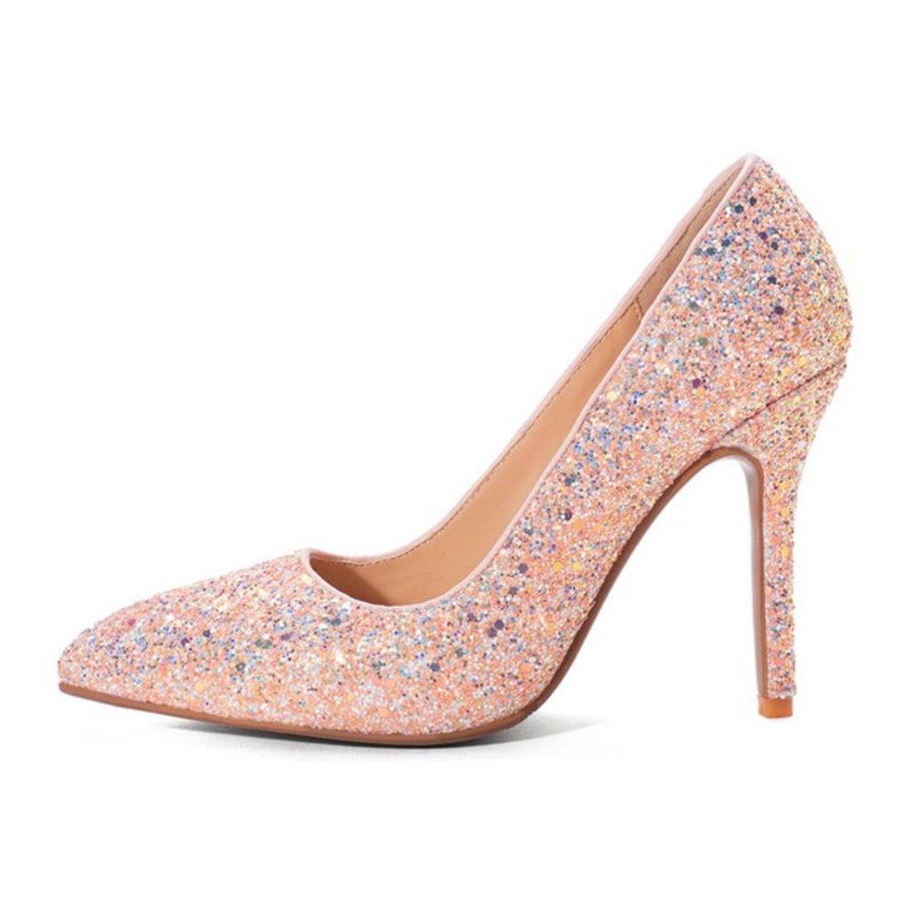Naaldhak Stiletto Heel Puntige Teen Zoete Pumps