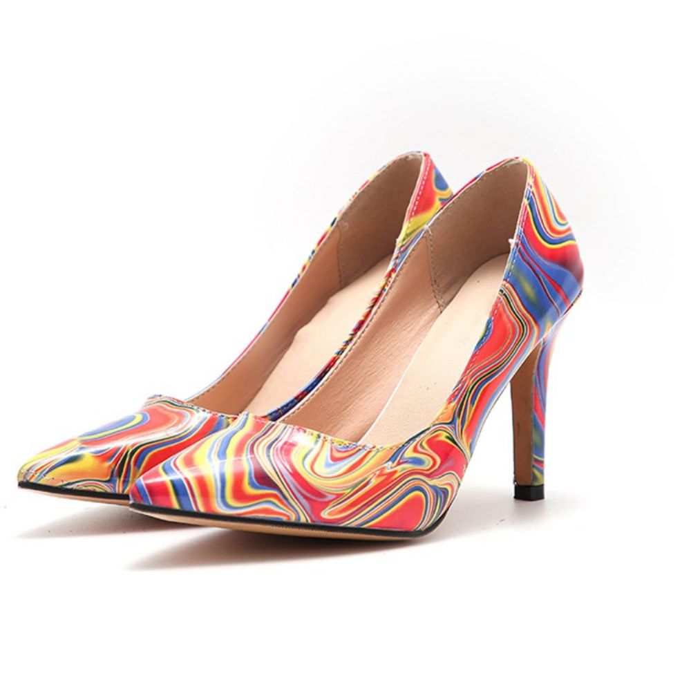 Puntige Teen Naaldhak Instappers Hoge Hak (5-8 Cm) Dunne Schoenen