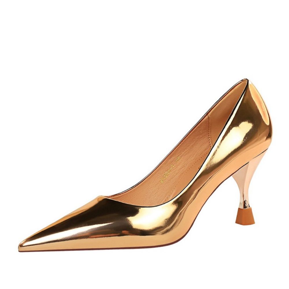 Slip-On Spool Hiel Puntschoen Western Dunne Schoenen