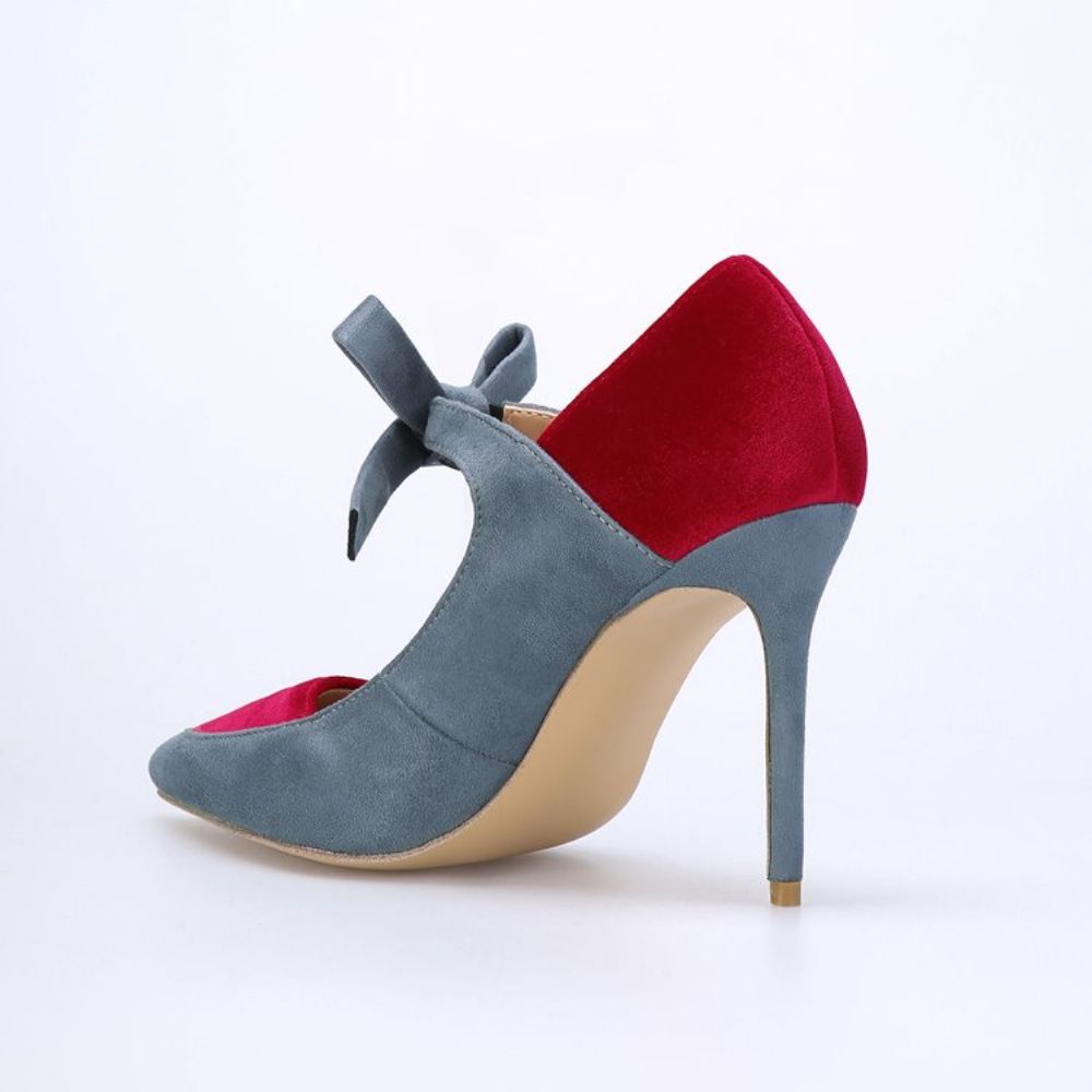 Strikje Puntige Teen Stiletto Heel Pumps Dames