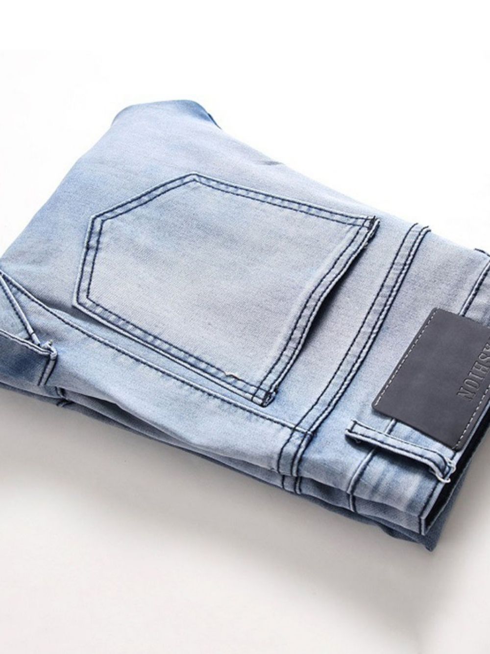 African Fashion Dashiki Color Block Pocket Rechte Rits Herenjeans