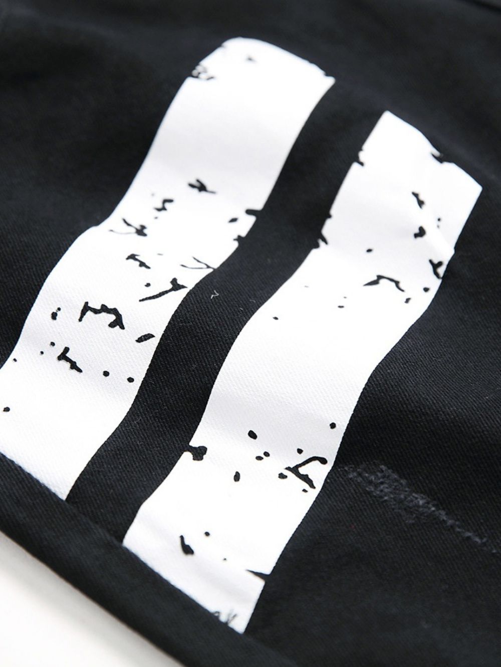 Gescheurde Gescheurde Jeans Heren Met Patchworkkleurblokken