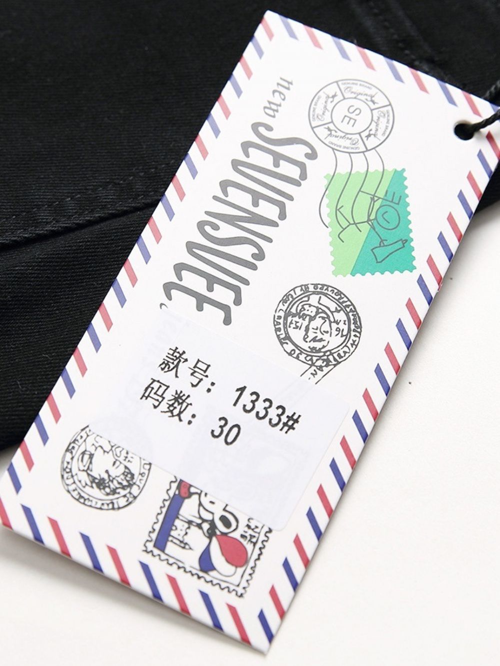 Gescheurde Gescheurde Jeans Heren Met Patchworkkleurblokken