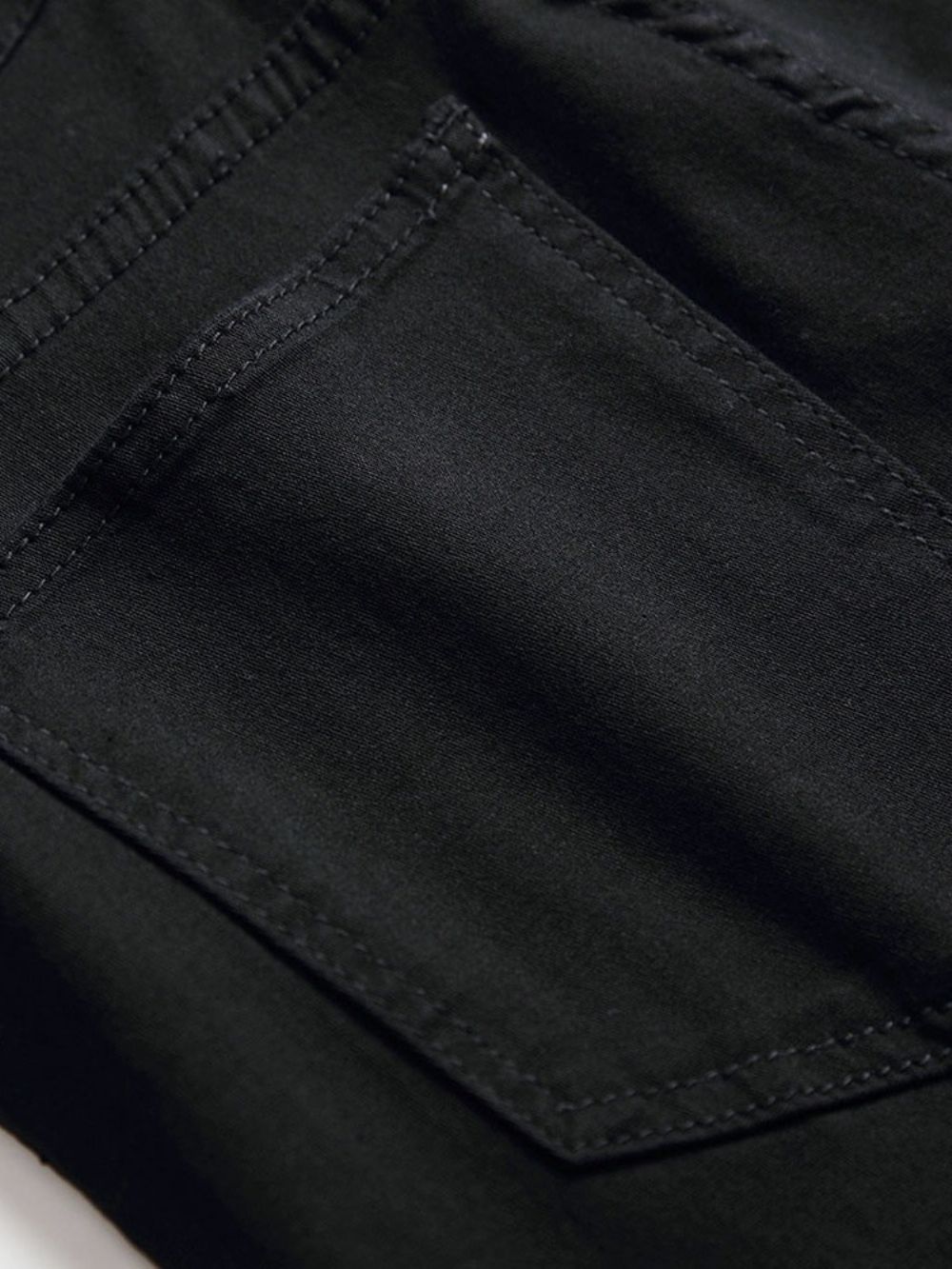 Patchwork Kleurblok Rechte Casual Jeans Met Rits
