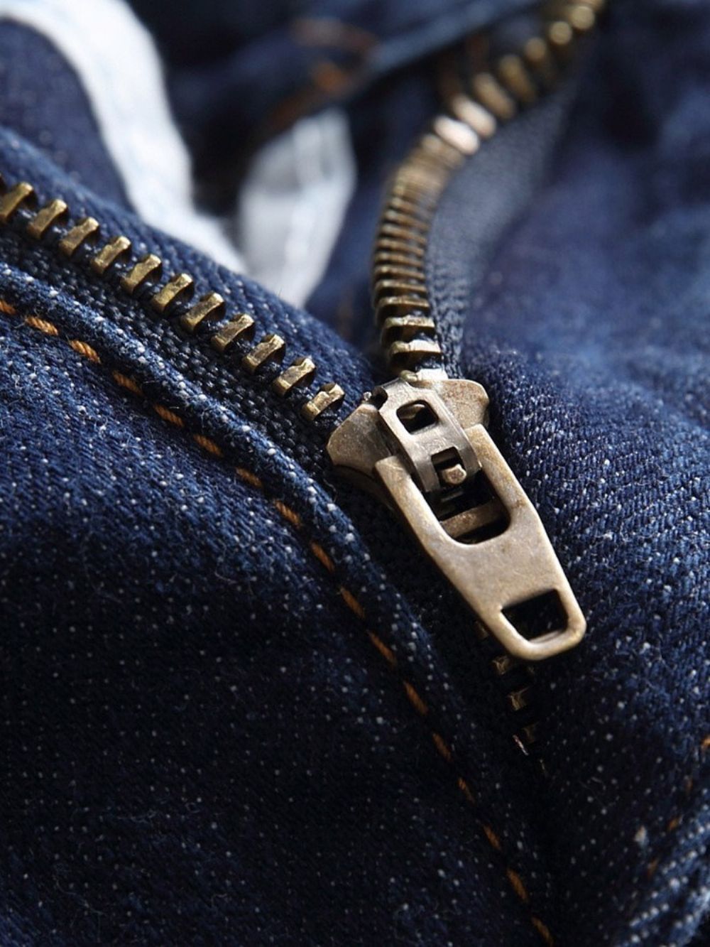 Rechte Casual Jeans Met Middelhoge Taille Met Borduursel