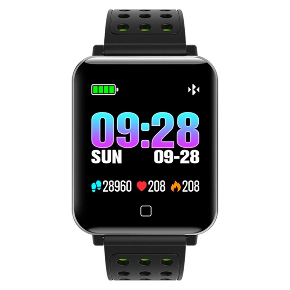 M19 Smart Armband Hartslag Kleurenscherm Monitoring Sport Stap Bluetooth Waterdicht Android Ios Telefoon