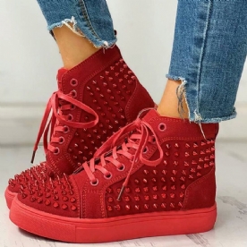 Klinknagel Vetersluiting Ronde Neus Plat Met Sneakers