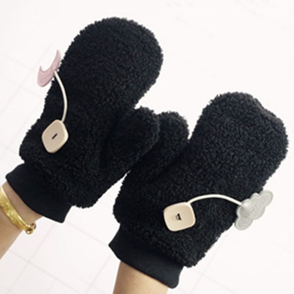 Fluffy Fastener Dameshandschoenen