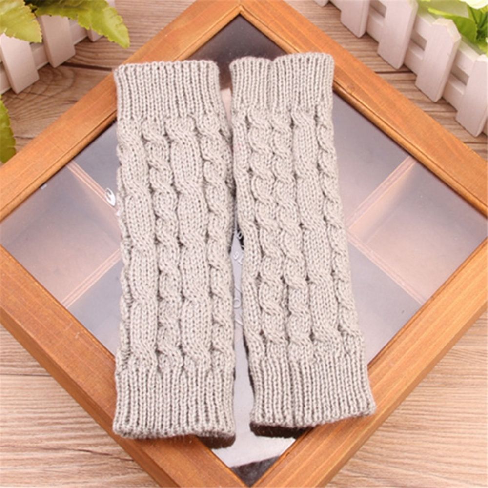 Pure Color Knit Twist Dameshandschoenen