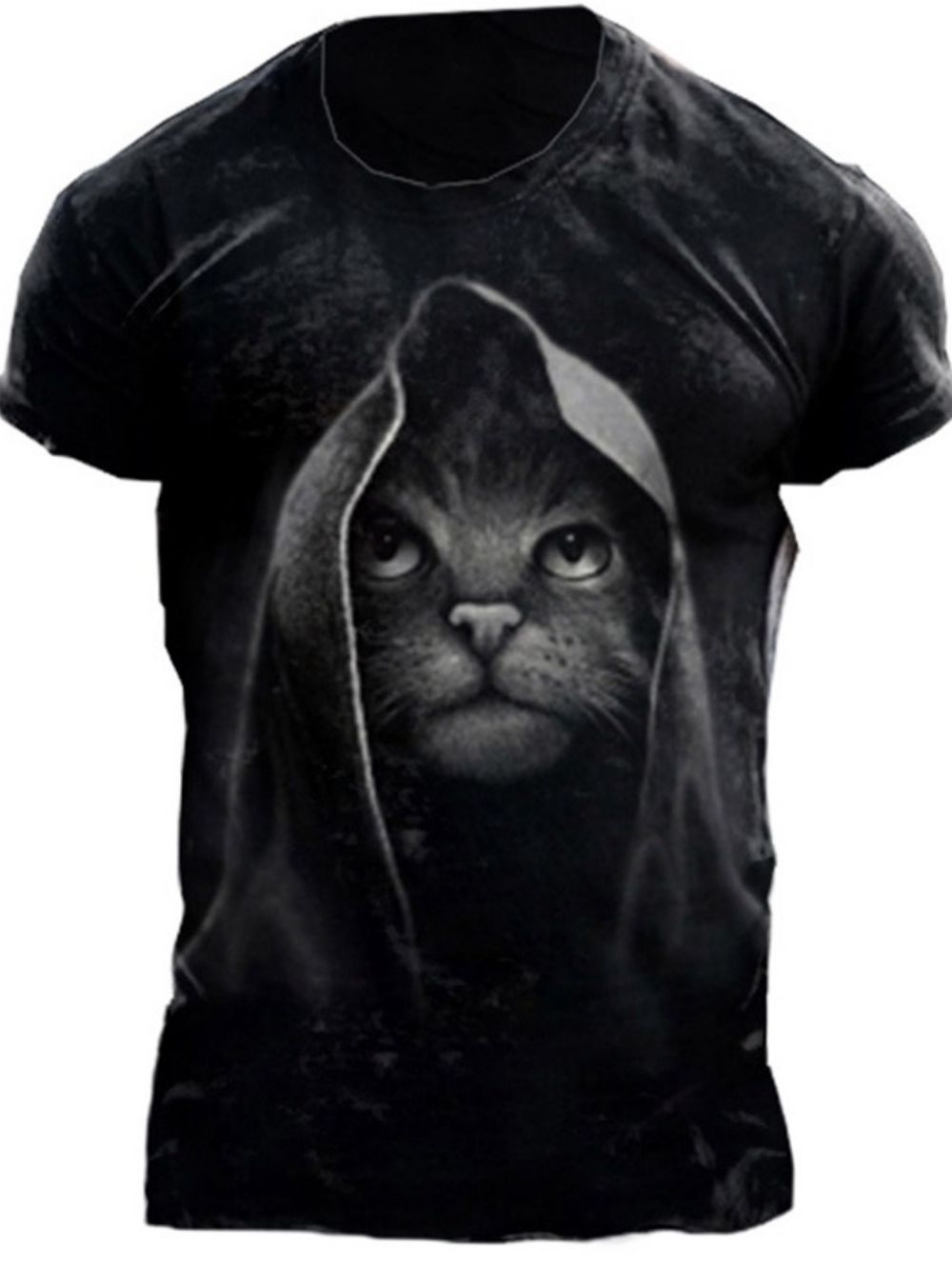 Casual T-Shirt Met Rechte Pullover Met Print