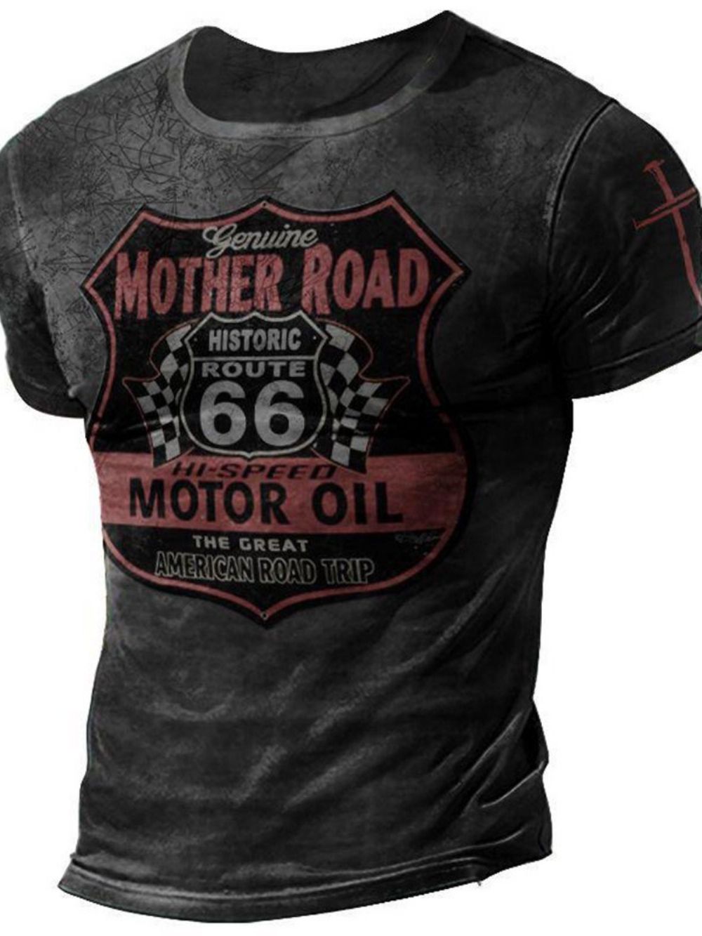 Casual T-Shirt Met Rechte Pullover Met Print