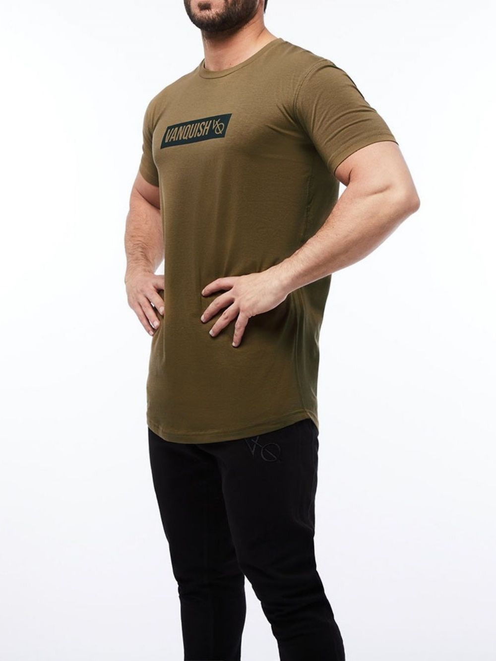 Casual T-Shirt Met Ronde Hals En Korte Mouwen Heren