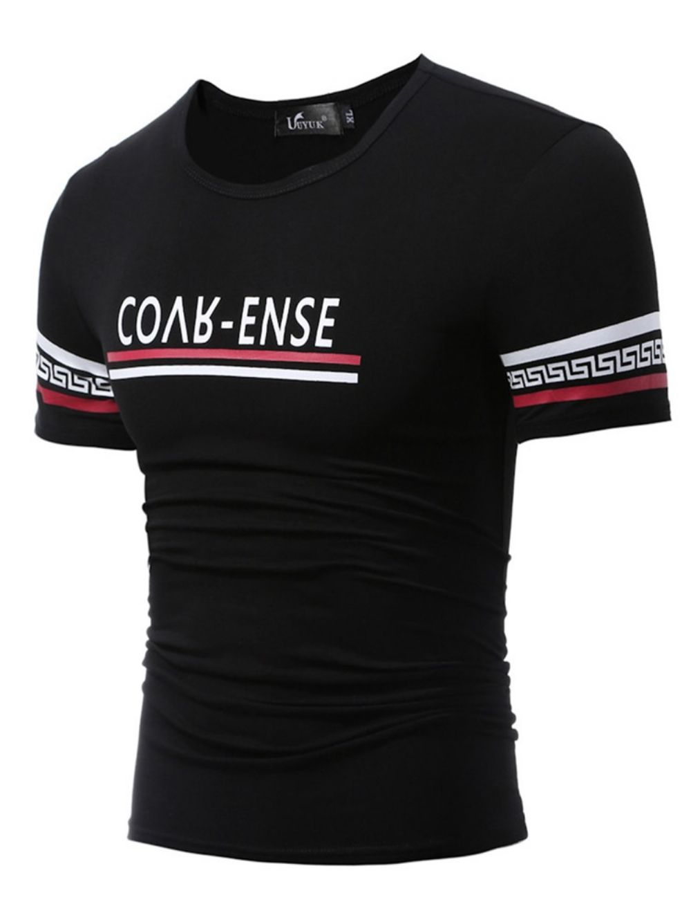 Vogue-T-Shirt Heren Met Ronde Hals En Korte Mouwen