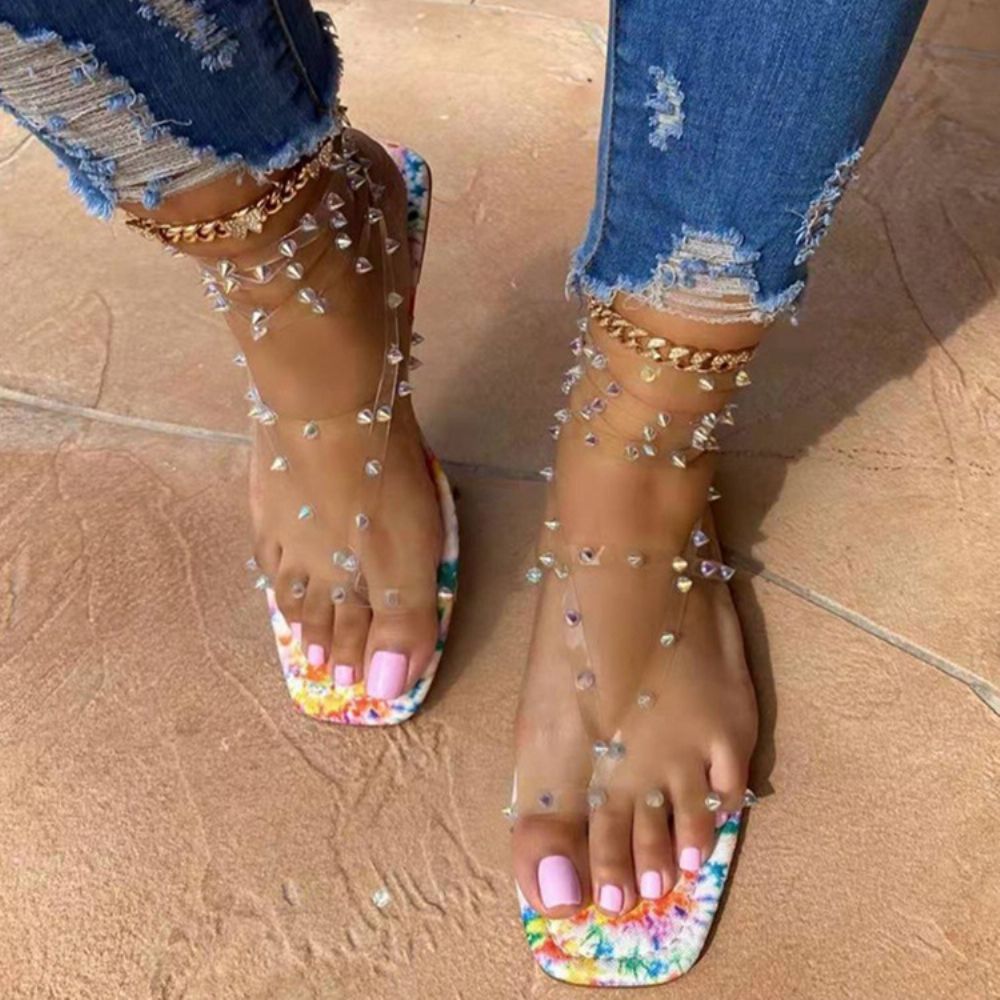 Casual Sandalen Dames Plat Met Veters