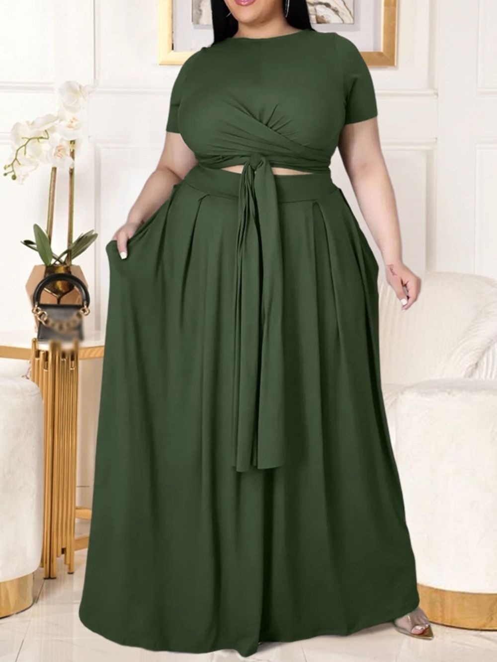 Effen Veter Western Pullover Uitbreiding Tweedelige Sets