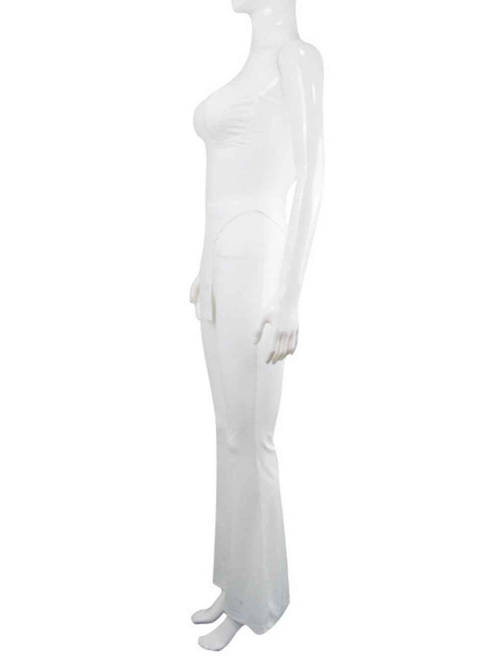 Mode Vest Asymmetrische Bellbottoms Pullover Tweedelige Sets