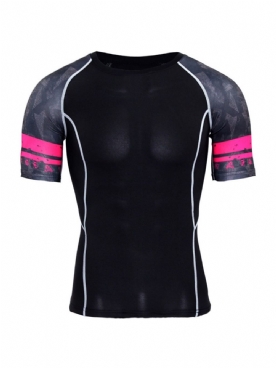 Basketbal-Trui Sporttops Met Geometrische Print Heren