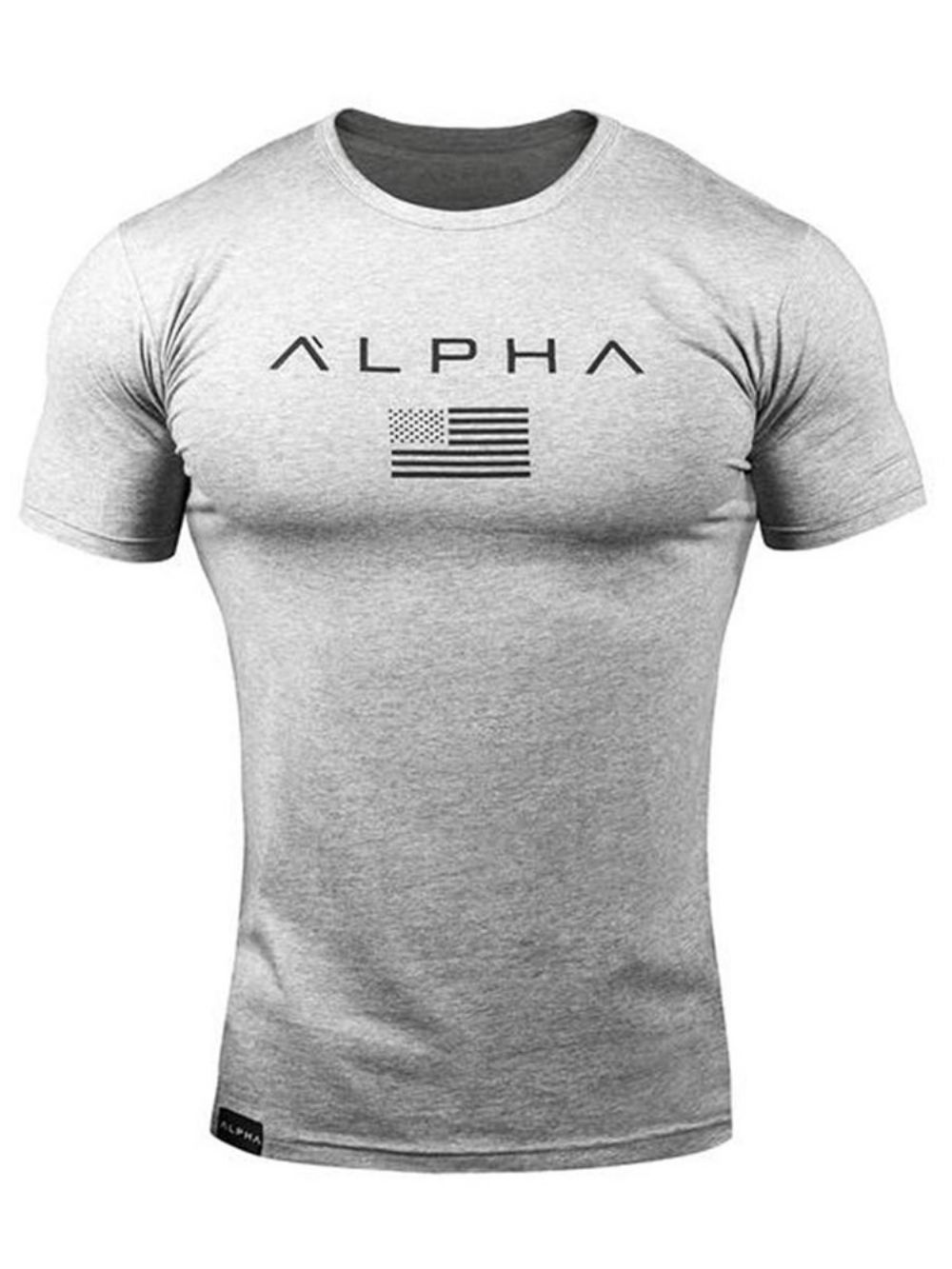 Gym Sport-T-Shirt Met Camouflageprint Heren