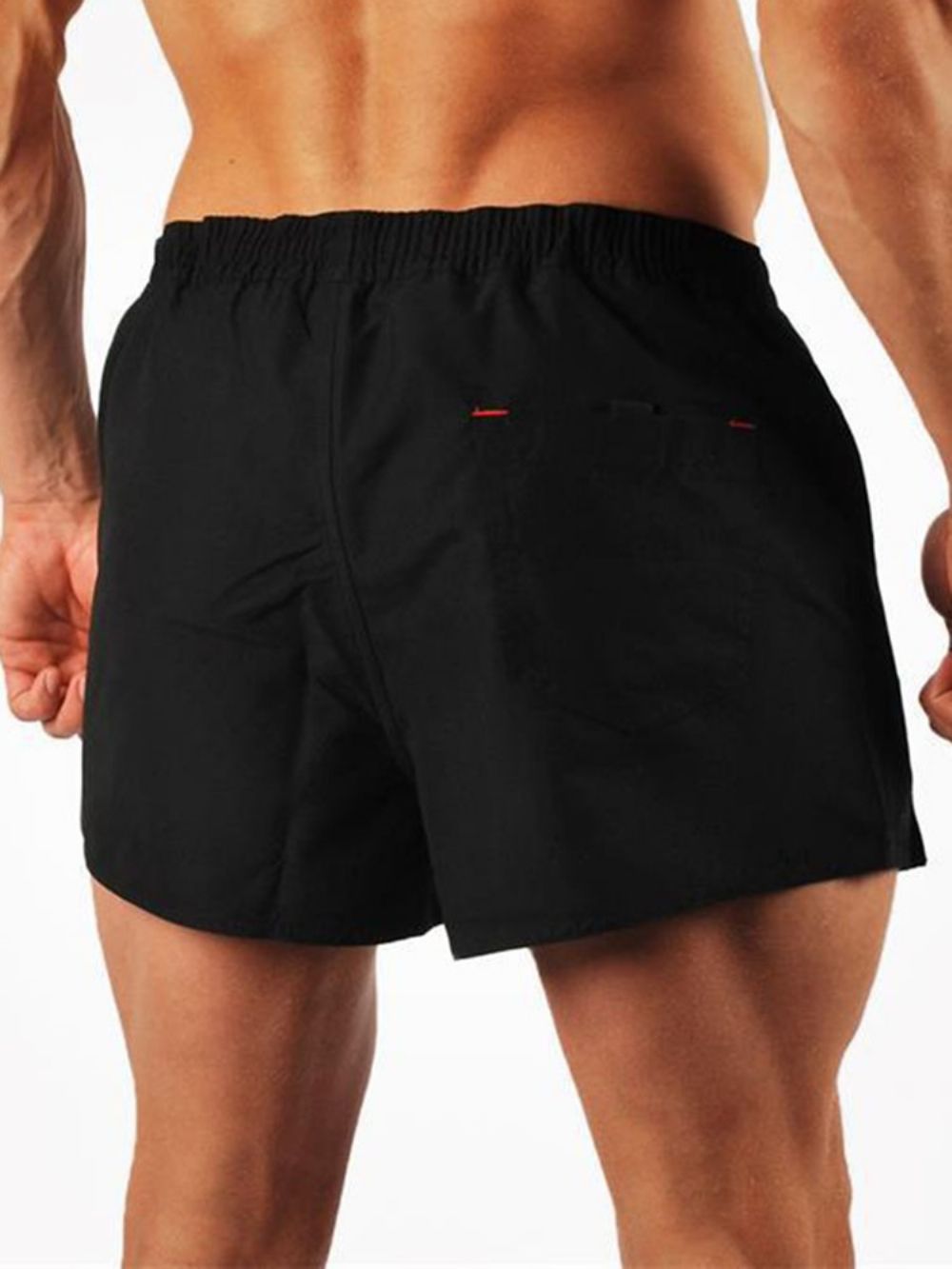 Sneldrogende Ademende Zomersportshort Met Letterprint Heren