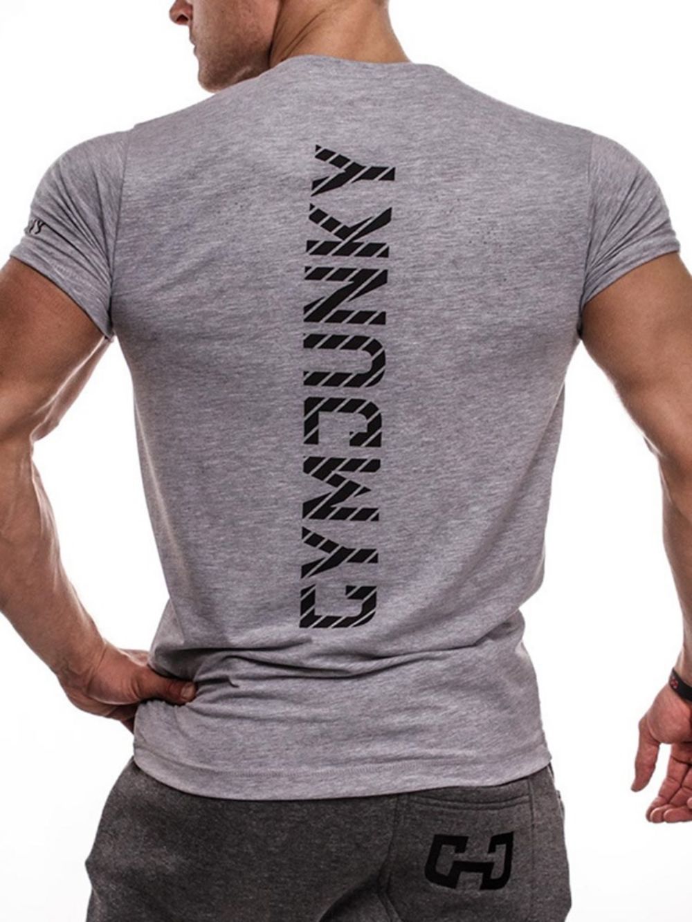 Sport-T-Shirt Met Korte Mouwen En Kleurblokprint