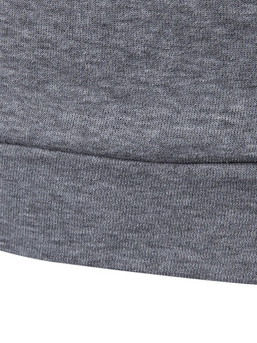 Casual Herenhoodies Met Effen Veters En Capuchon