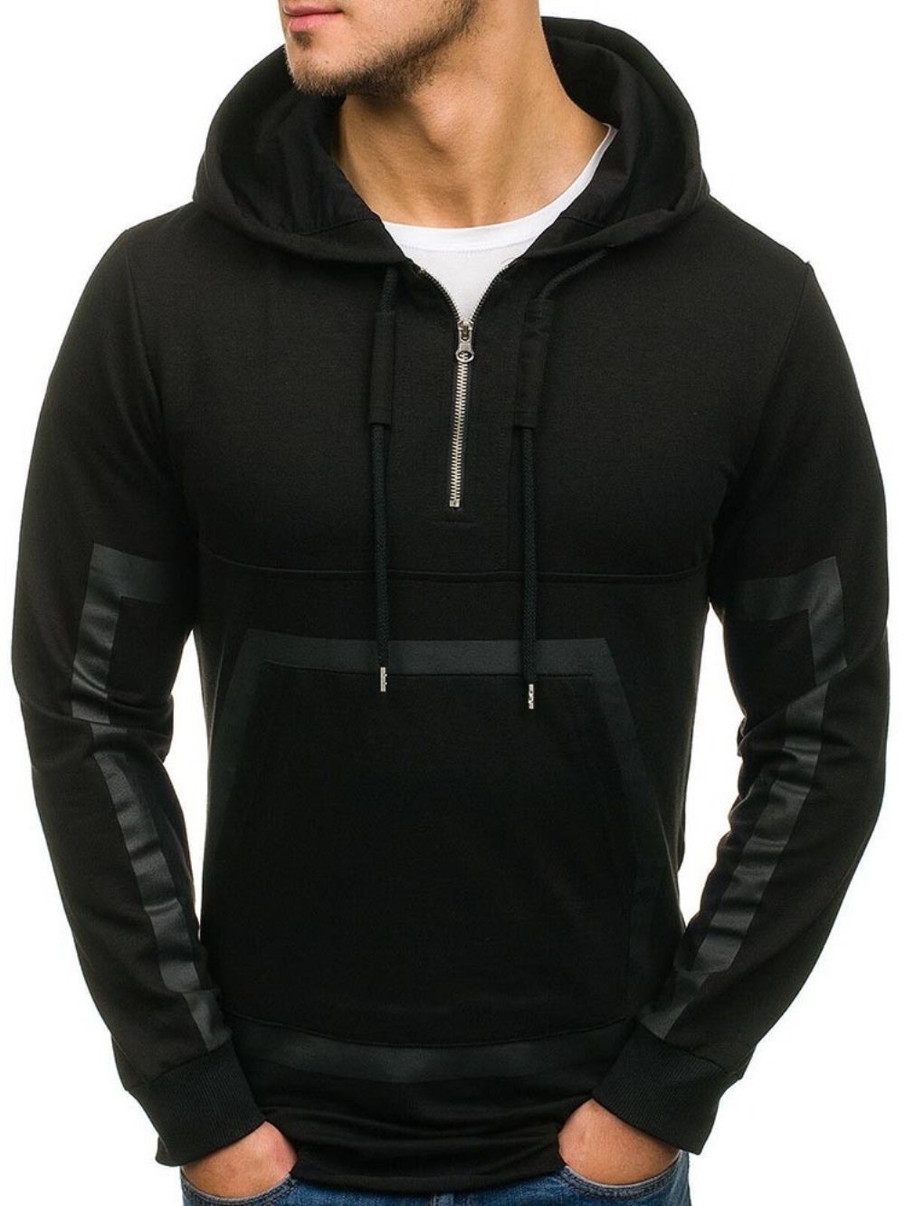 Casual Hoodies Heren Met Normale Streep