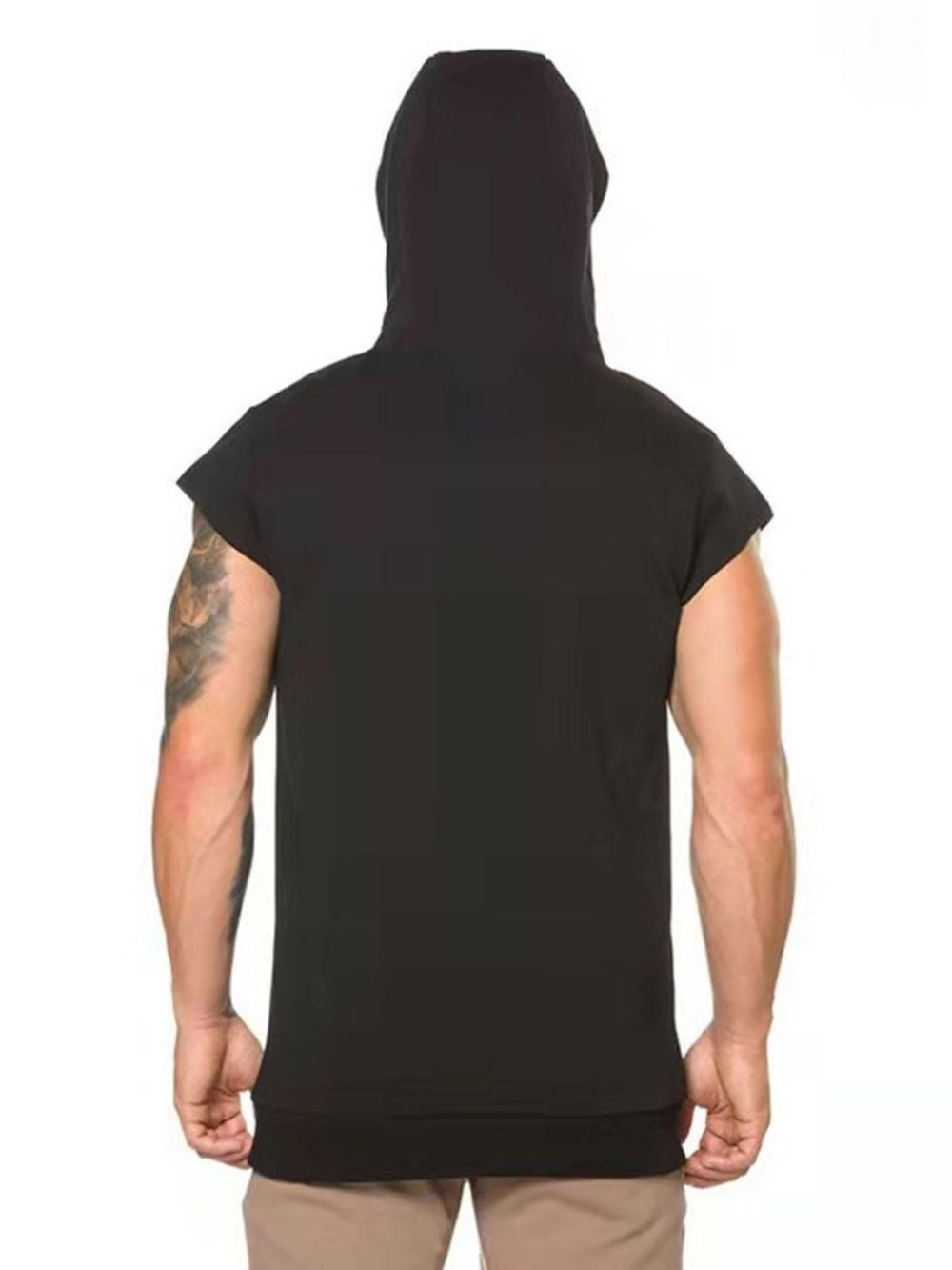 Effen Pullover Slim Casual Herenhoodies