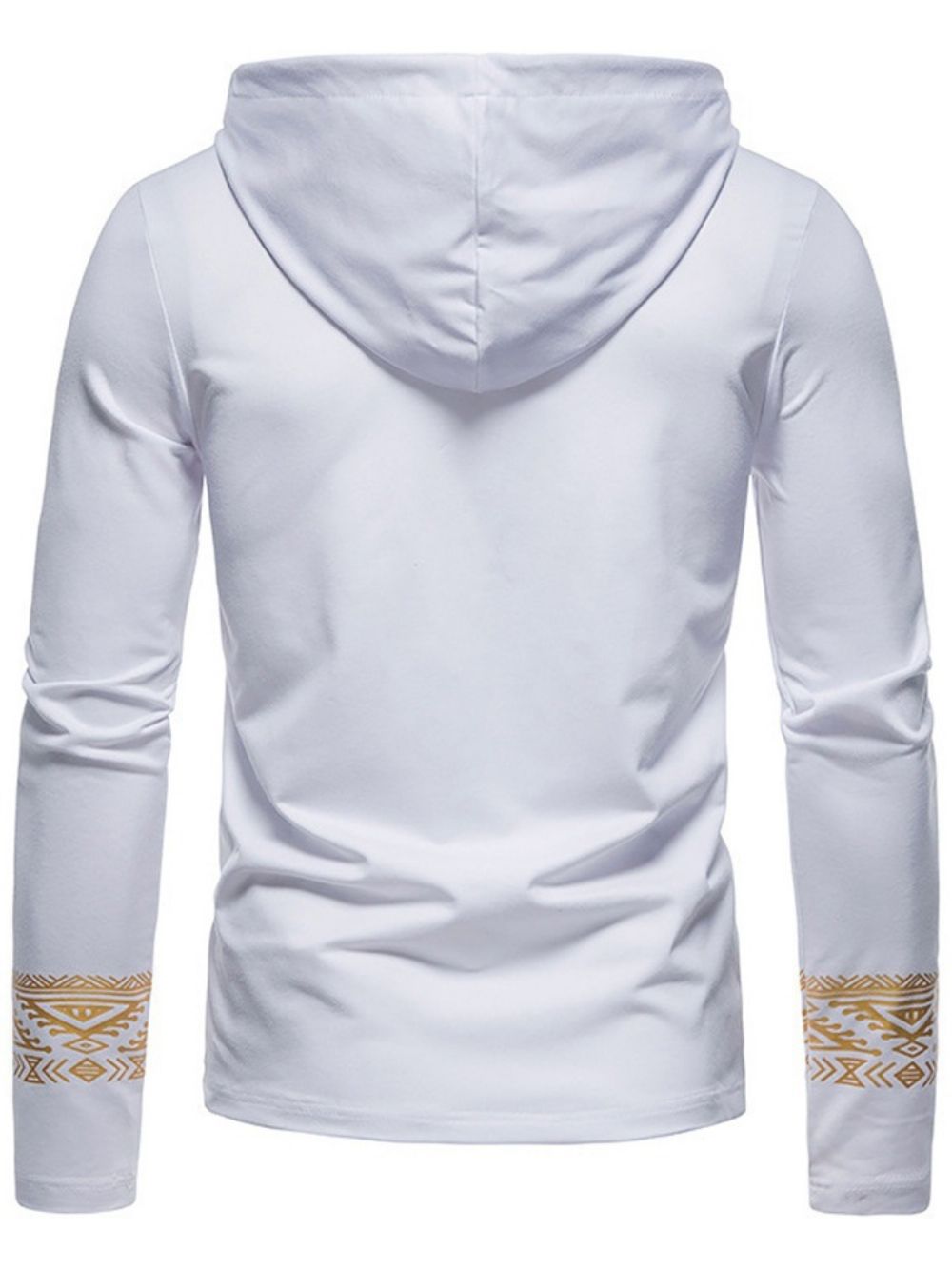 Herfstsmal Hoodies Met Pulloverprint