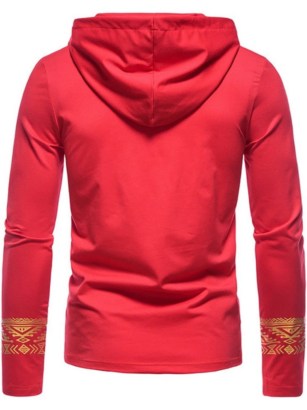 Herfstsmal Hoodies Met Pulloverprint