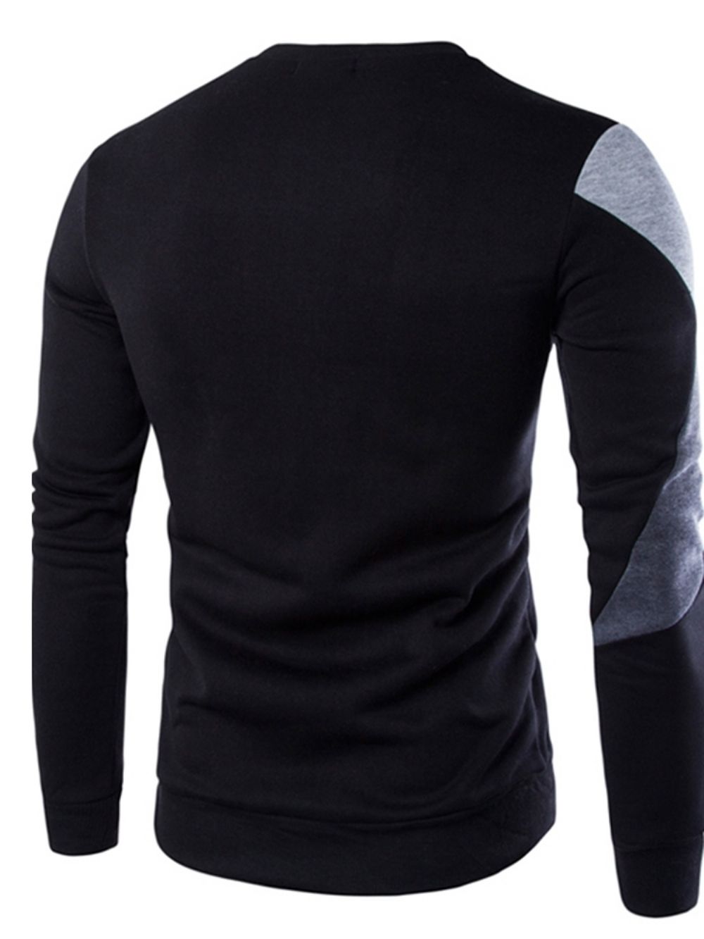 Pullover Patchwork Color Block Slim Pullover-Hoodies Heren