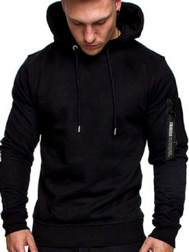 Vest Patchwork Pullover Met Kleurvlakken Losse Hoodies Heren
