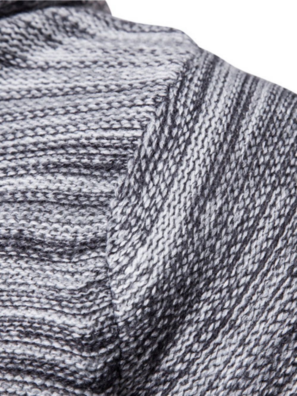 Halflange Casual Vestsweaters Met Kleurblok En Capuchon Heren