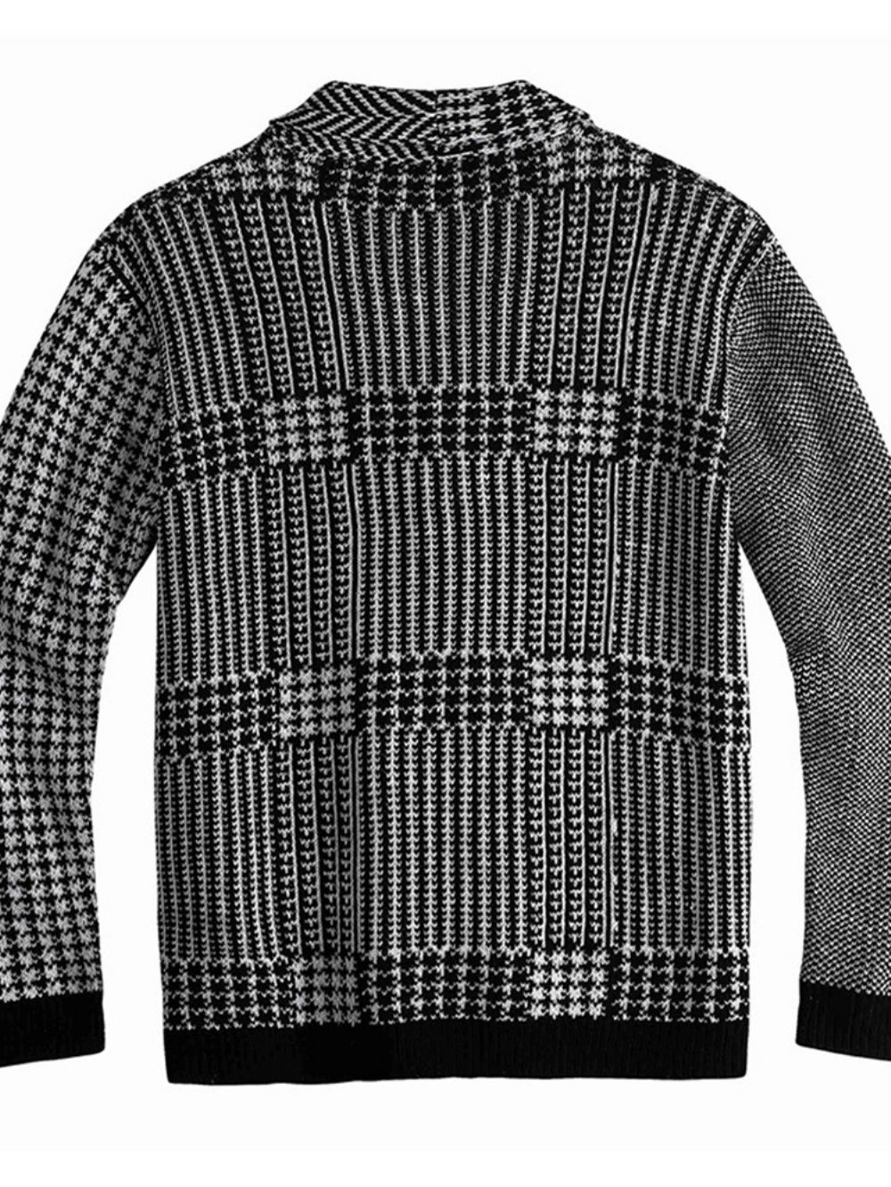 Reverszak Houndstooth Winter Single-Breasted Trui