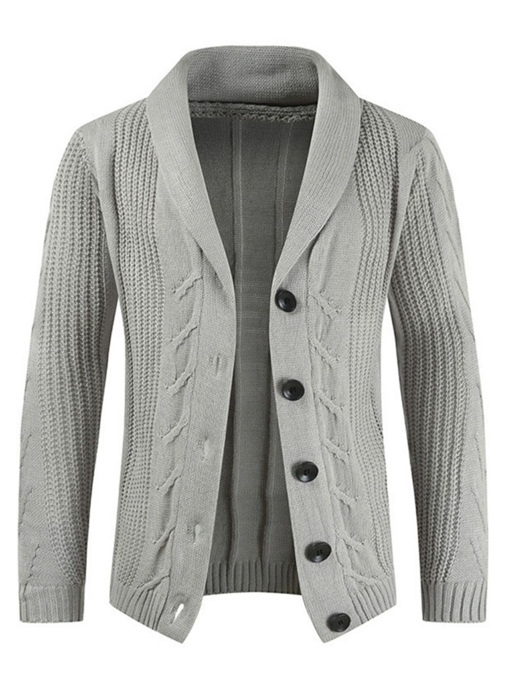Standaard Revers Effen Casual Losse Trui