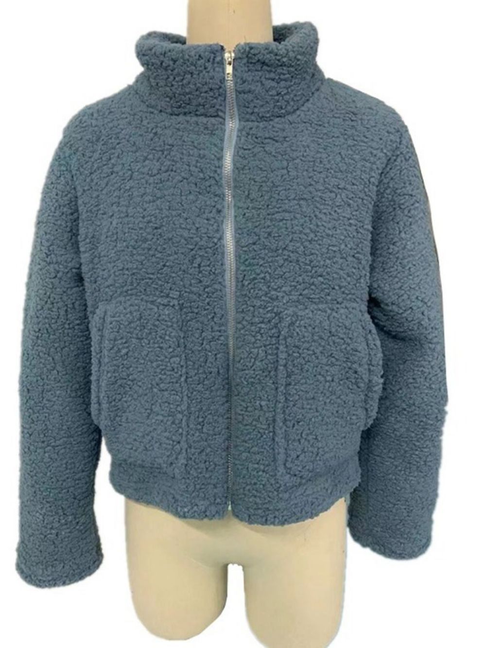 Losse Dikke Standaard Winterjas Met Lange Mouwen