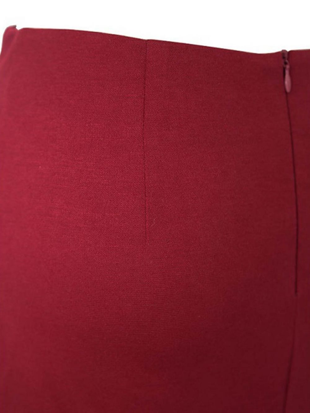 Geplooide Bodycon Damesrok Met Hoge Taille