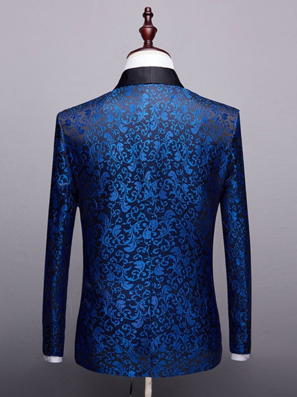 Print Fashion Color Block Herenblazers