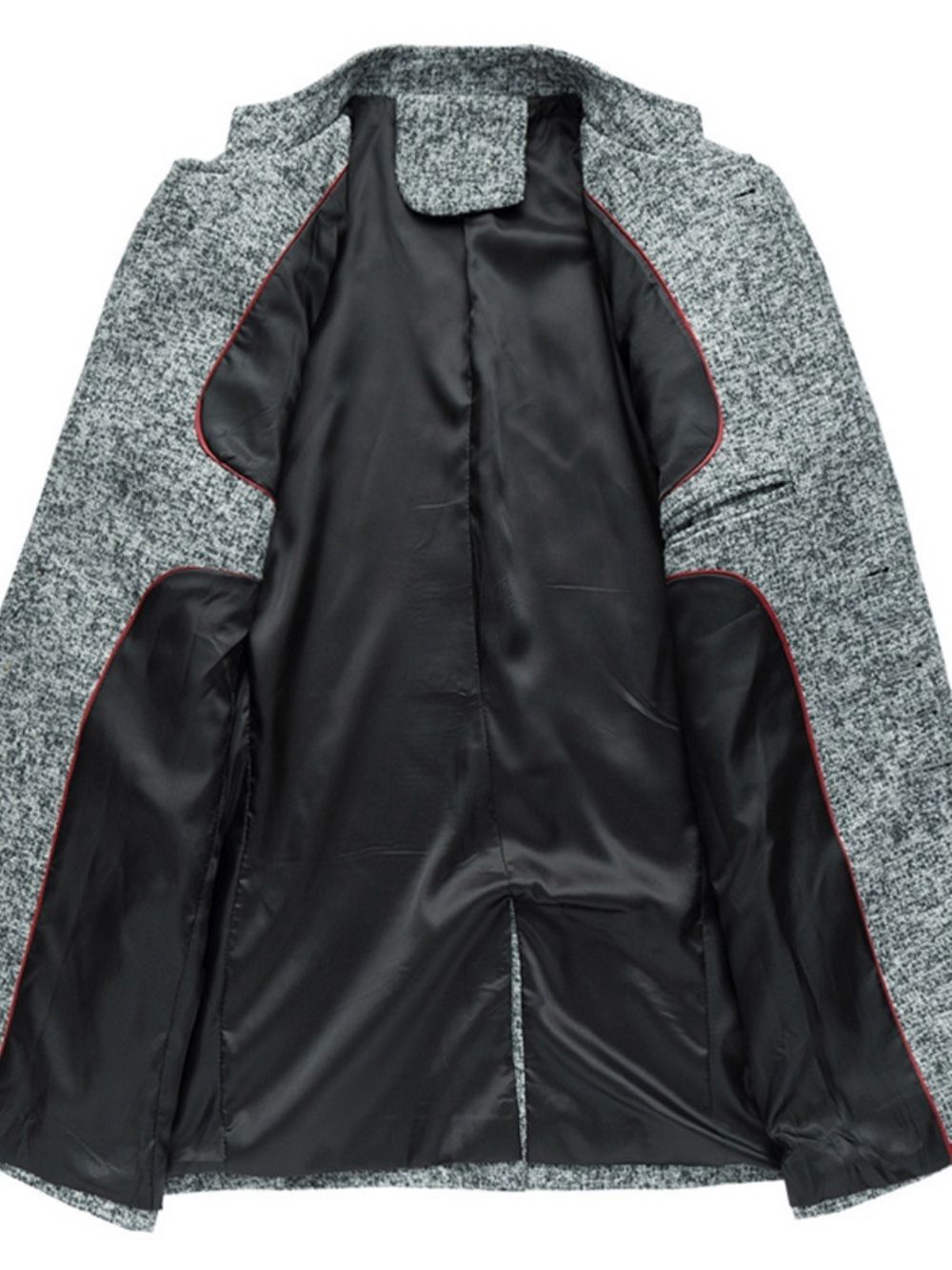 Vrijetijdsblazer Met Enkele Rij Knopen En Mandarijnkraag