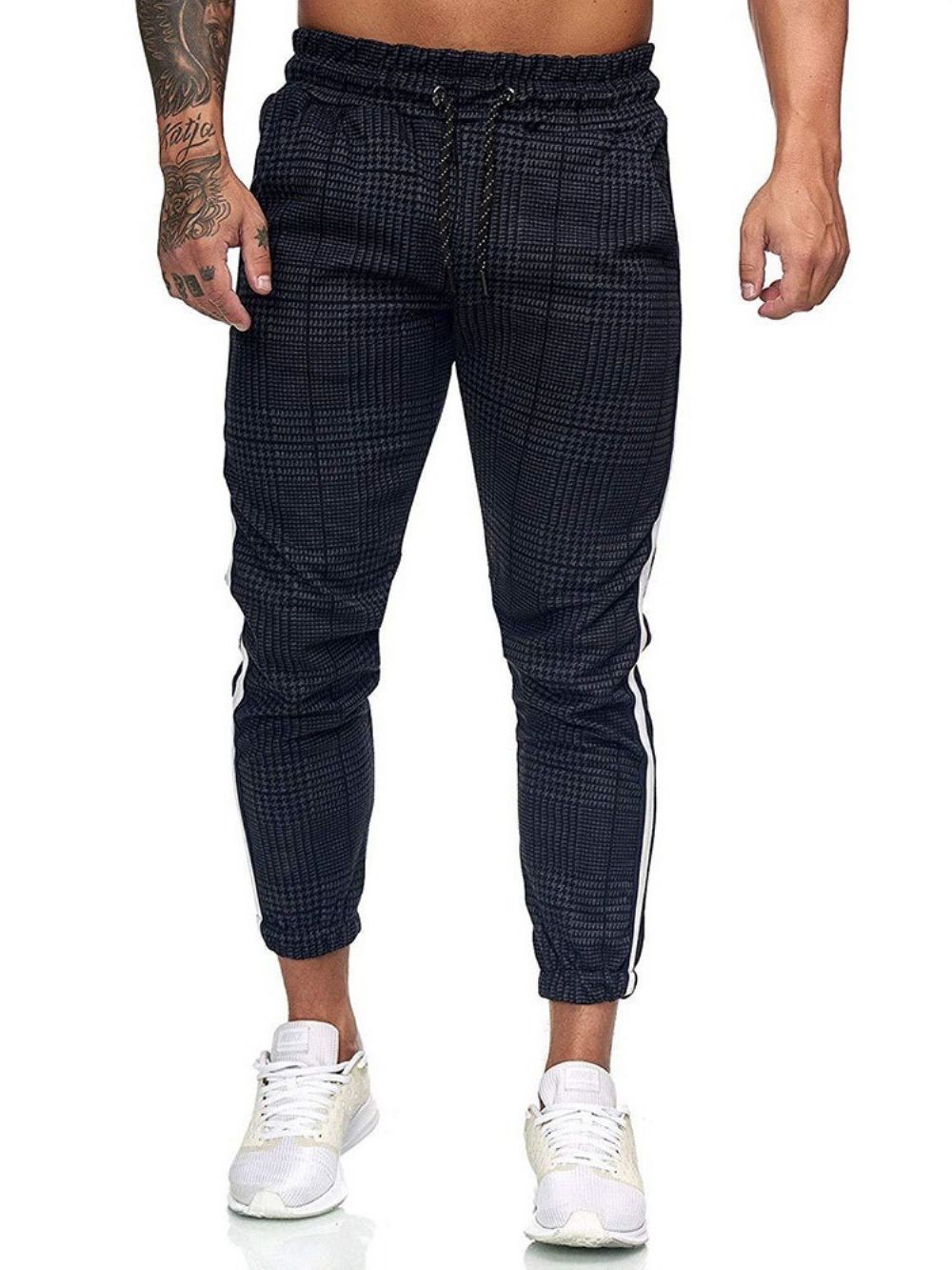 Kleurblok Potloodbroek Patchwork Casual Four Seasons Casual Broek