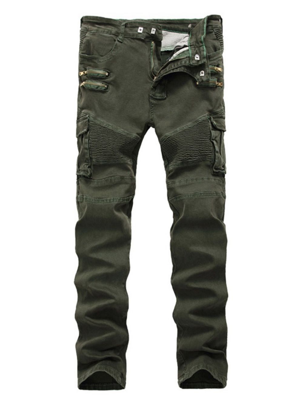 Pocket Effen Mode Vier Seizoenen Casual Broek