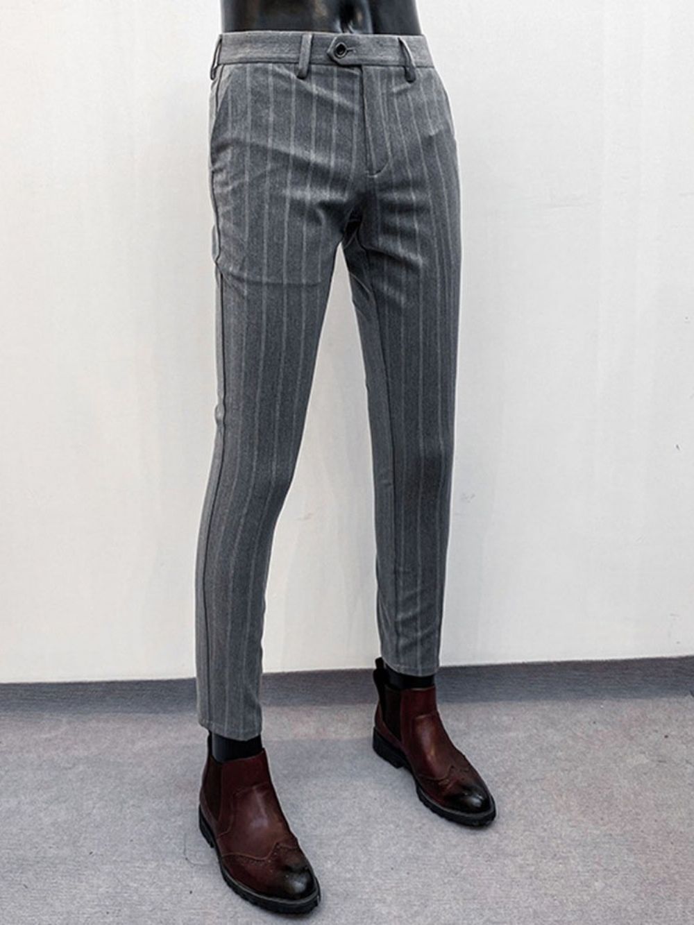 Potloodbroek Streepprint Casual Herfst Casual Broek