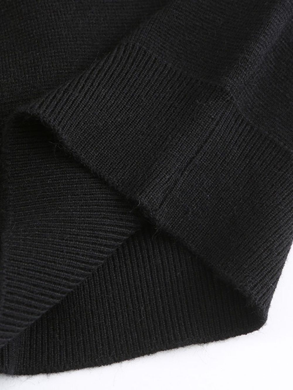 Standaard Patchwork Slanke Ol-Sweater