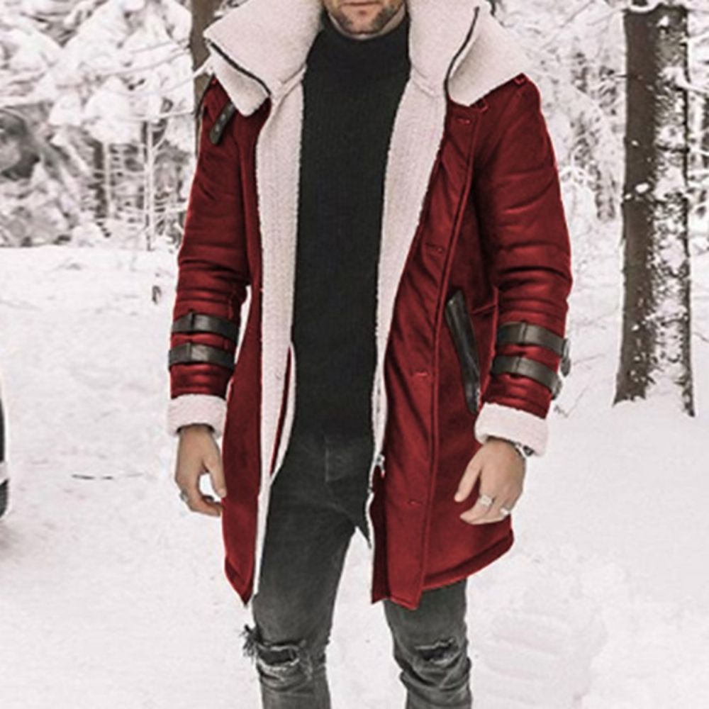 Color Block Patchwork Fleece Winter Ritsjack